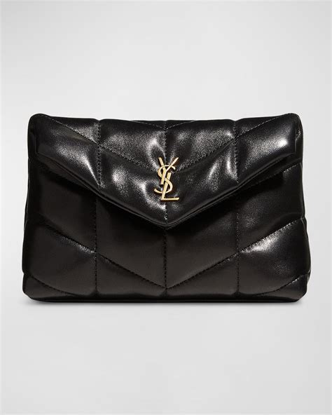 ysl puffer clutch|saint laurent clutch.